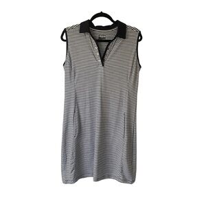 NWT Izod striped collared athletic dress size medium